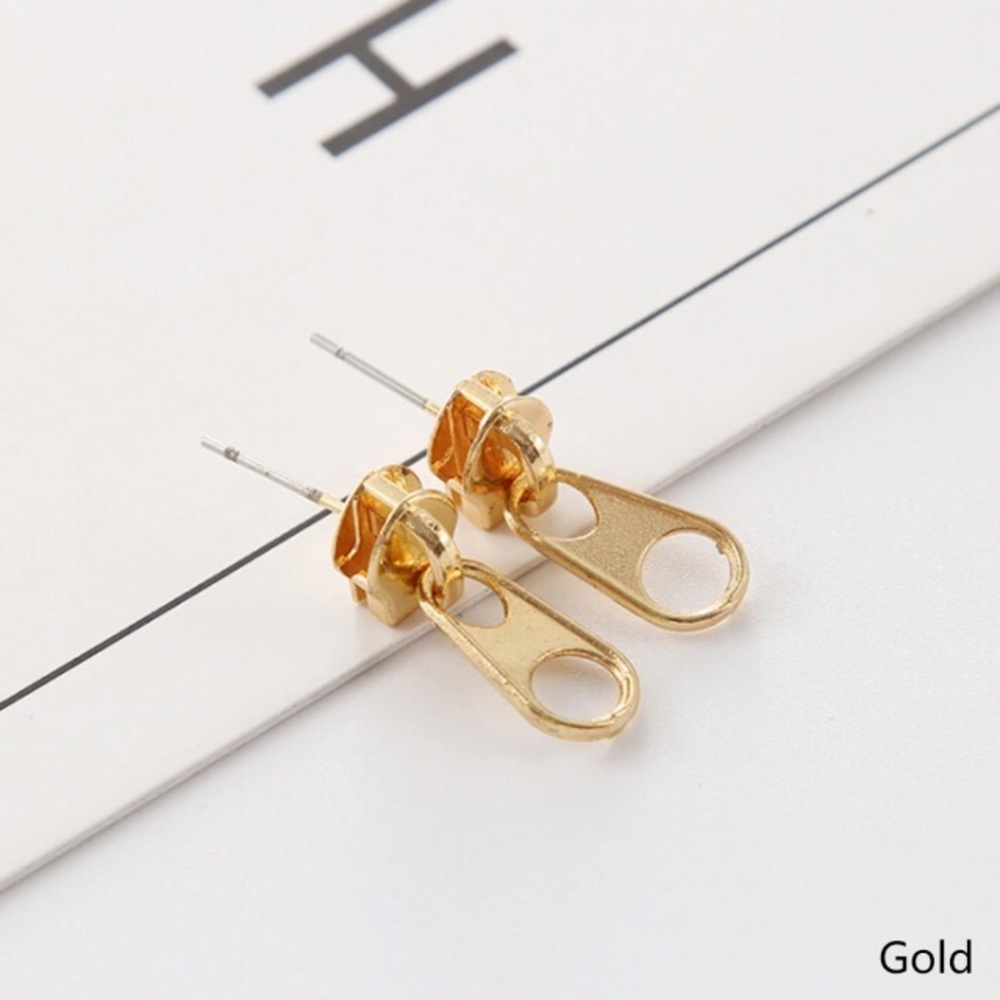 PUNK ZIPPER EARRINGS